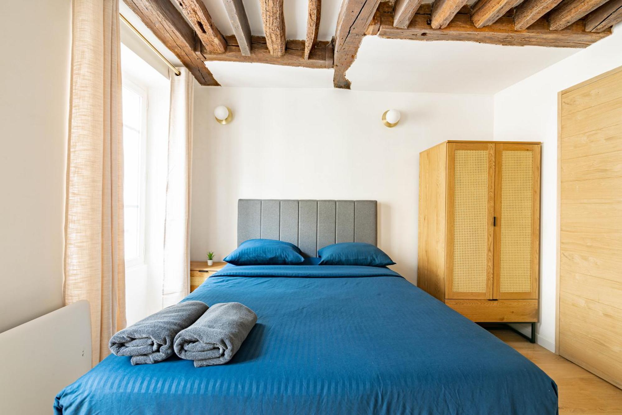Appartement Quartier Fontaine Chatelet Les Halles Free Netflix Paříž Exteriér fotografie